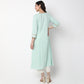 Flare Fit Embroidered Kurta