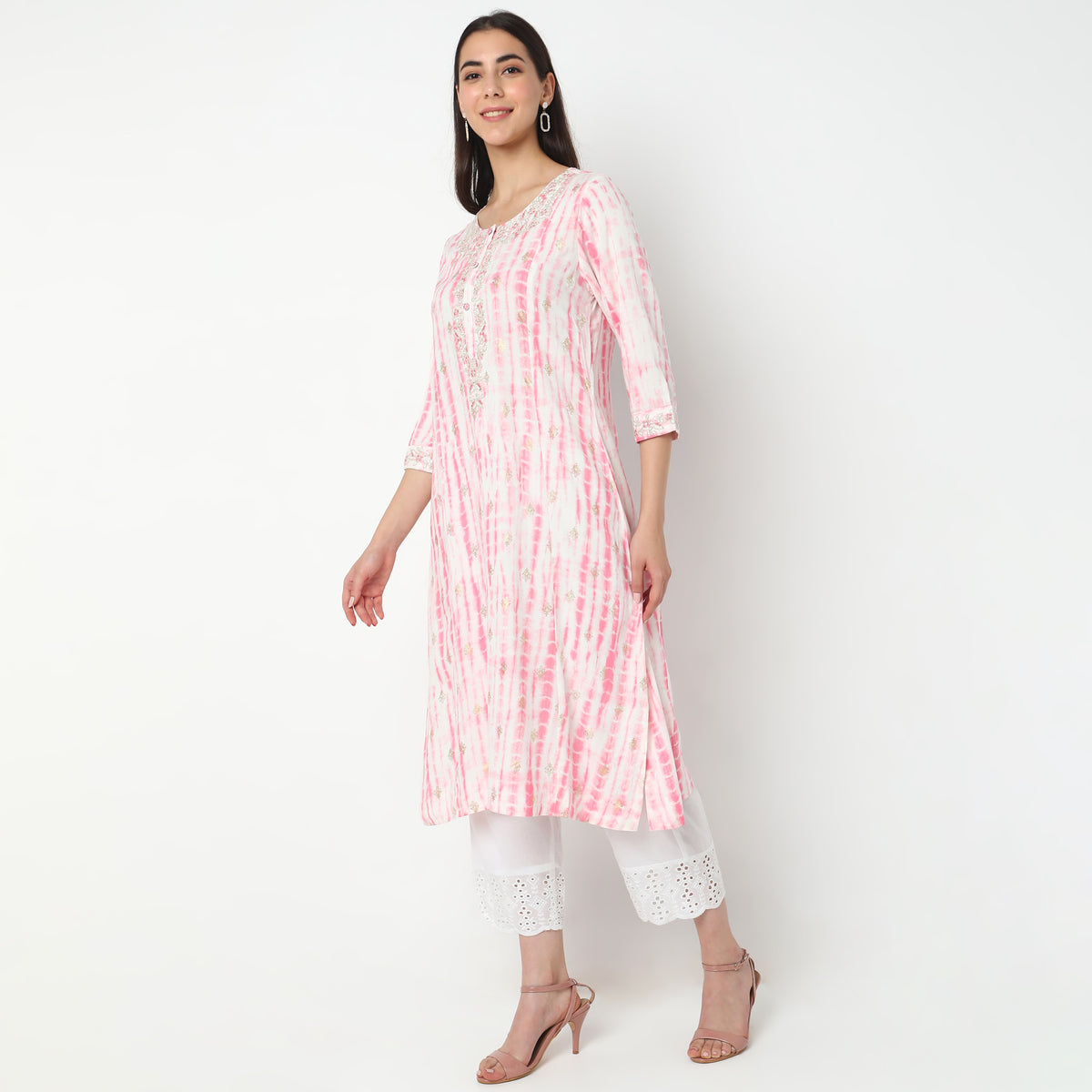 Straight Fit Printed Kurta