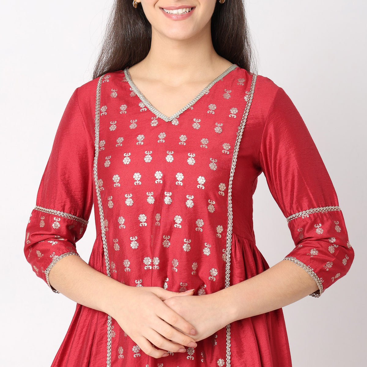 Flare Fit Printed Kurta