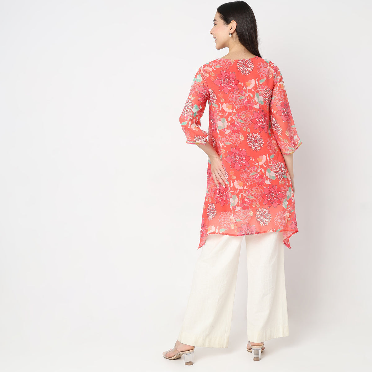 Flare Fit Printed Kurta