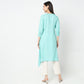 Flare Fit Embroidered Kurta