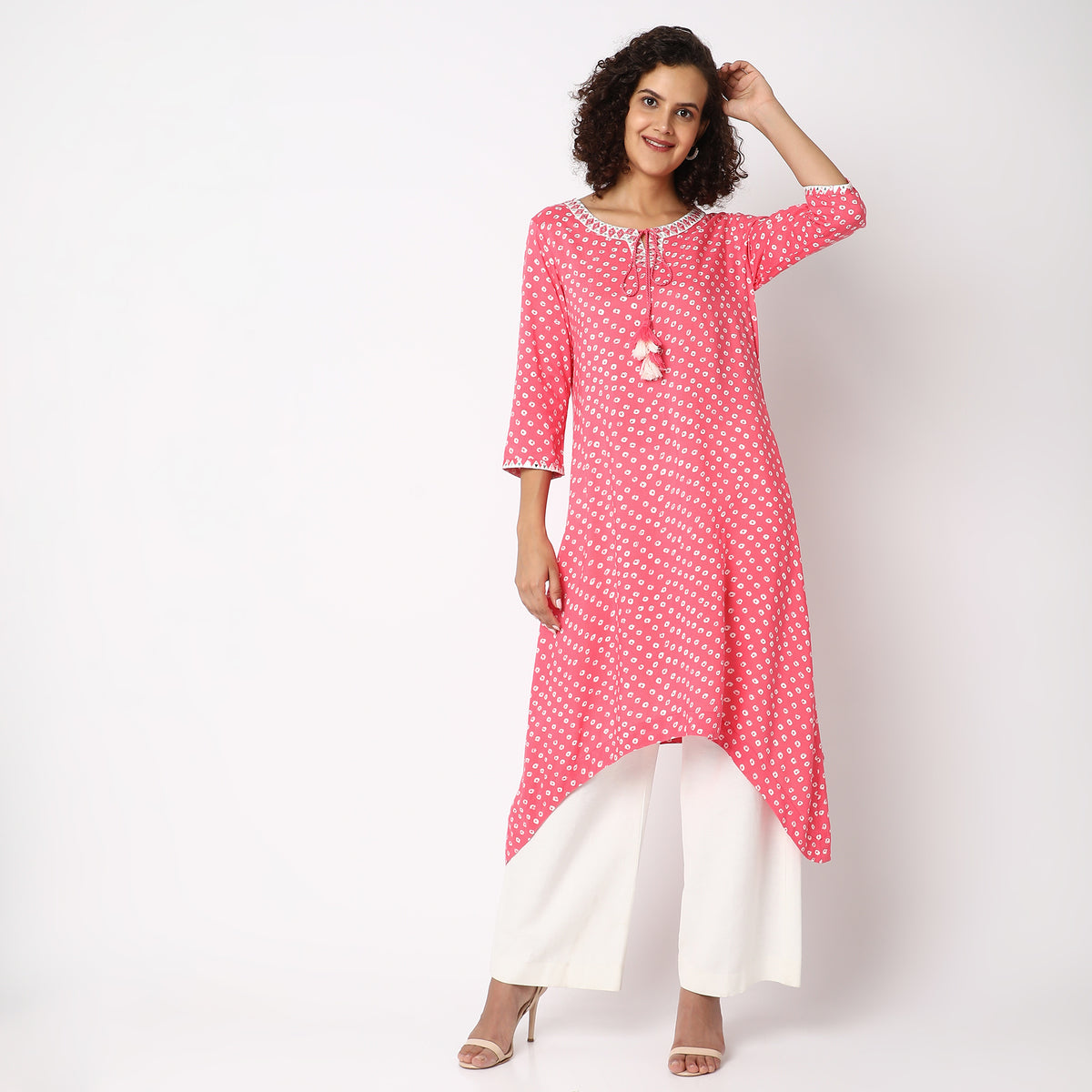 Flare Fit Printed Kurta