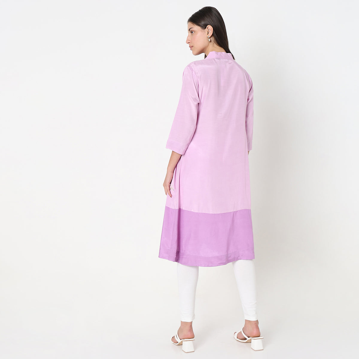 Flare Fit Embroidered Kurta