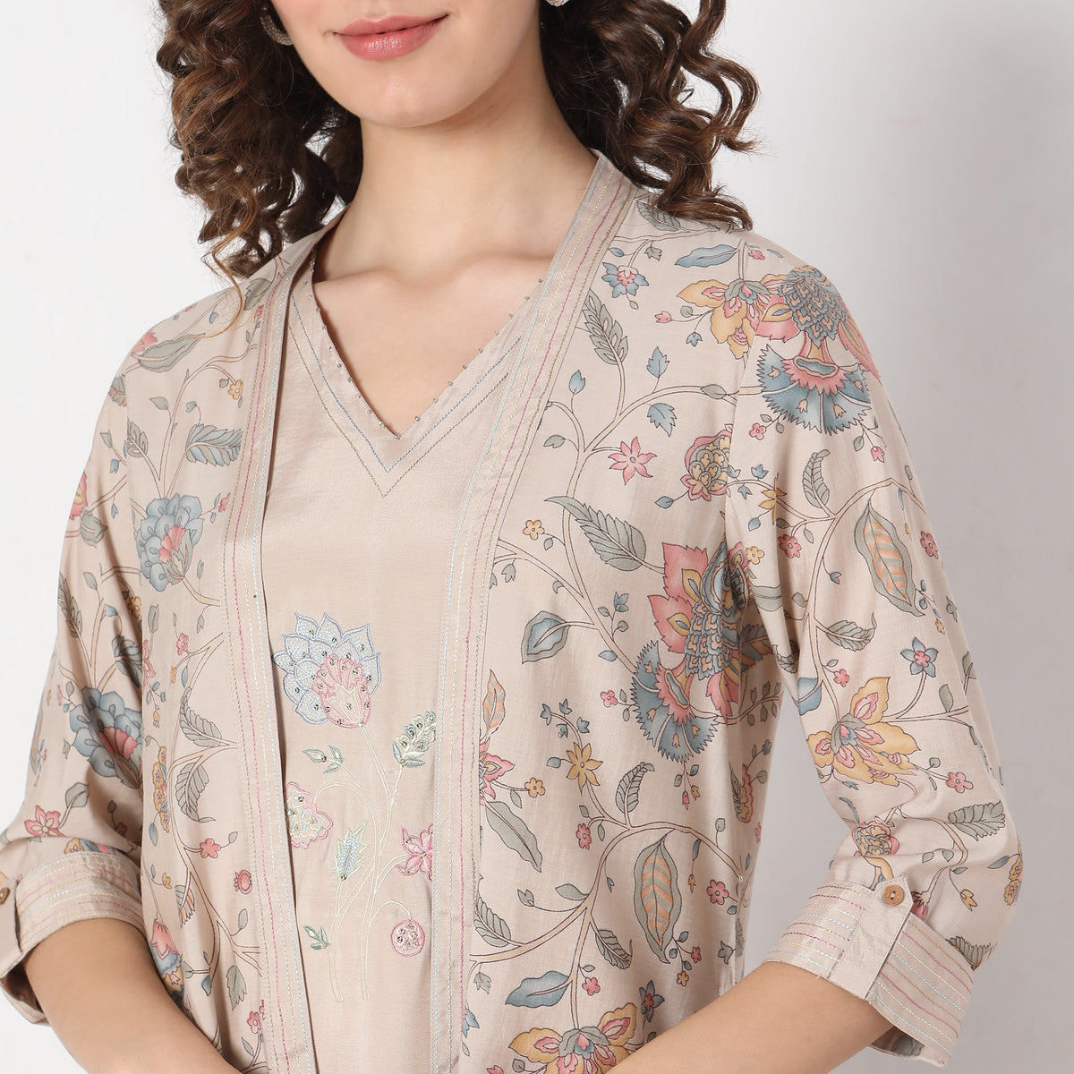 Flare Fit Printed Kurta