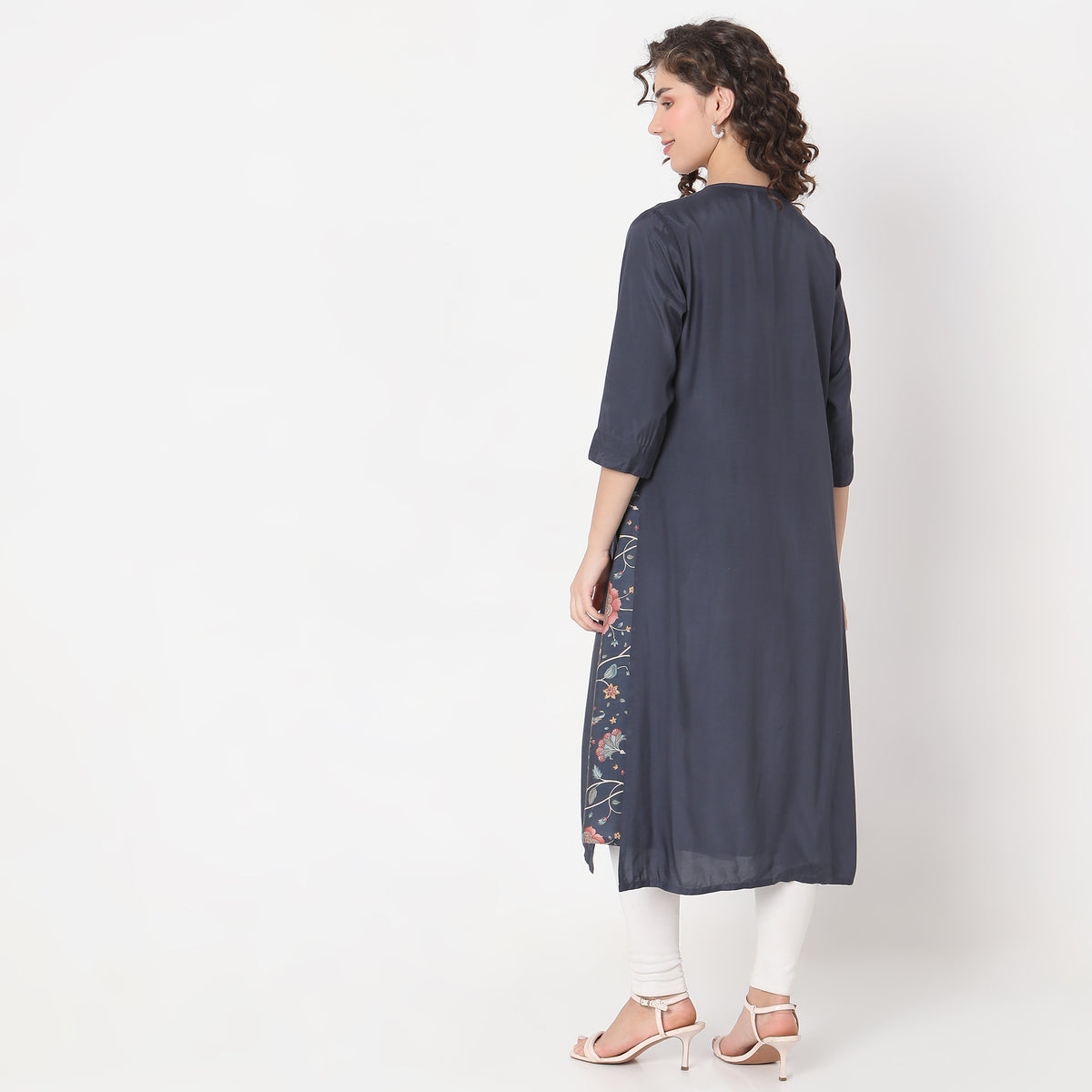 Flare Fit Printed Kurta