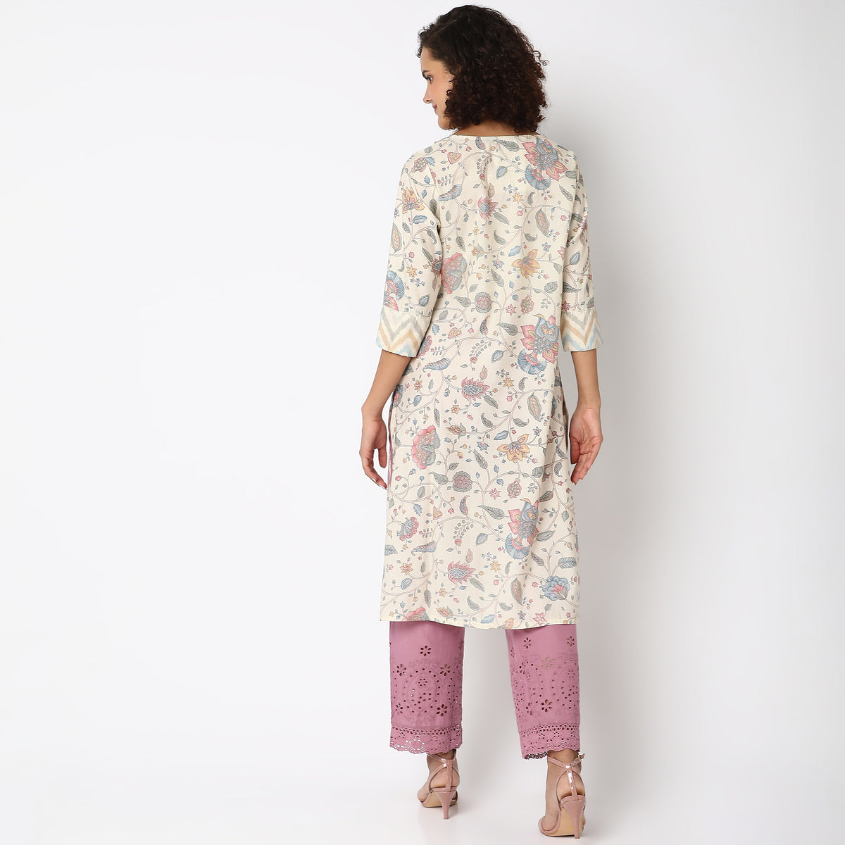 Flare Fit Printed Kurta