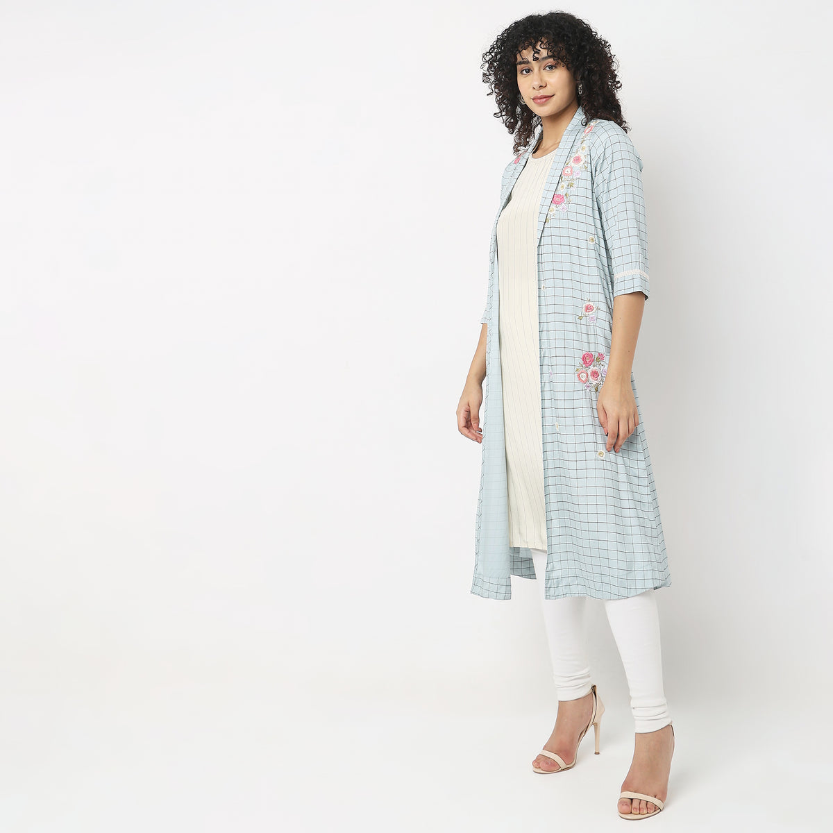 Flare Fit Printed Kurta