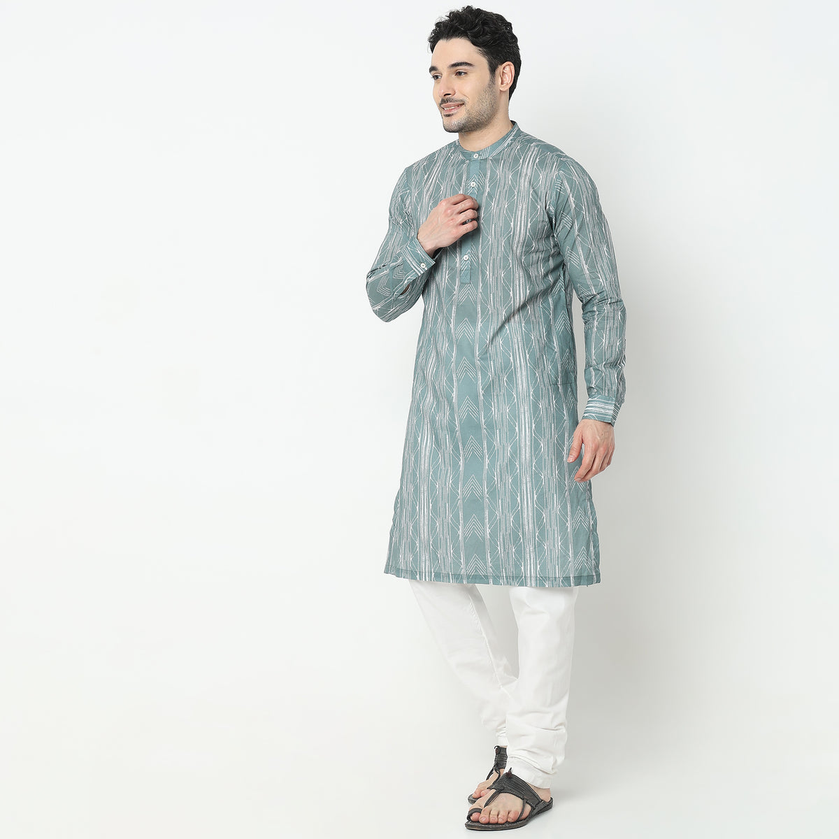 Regular Fit Printed Kurta