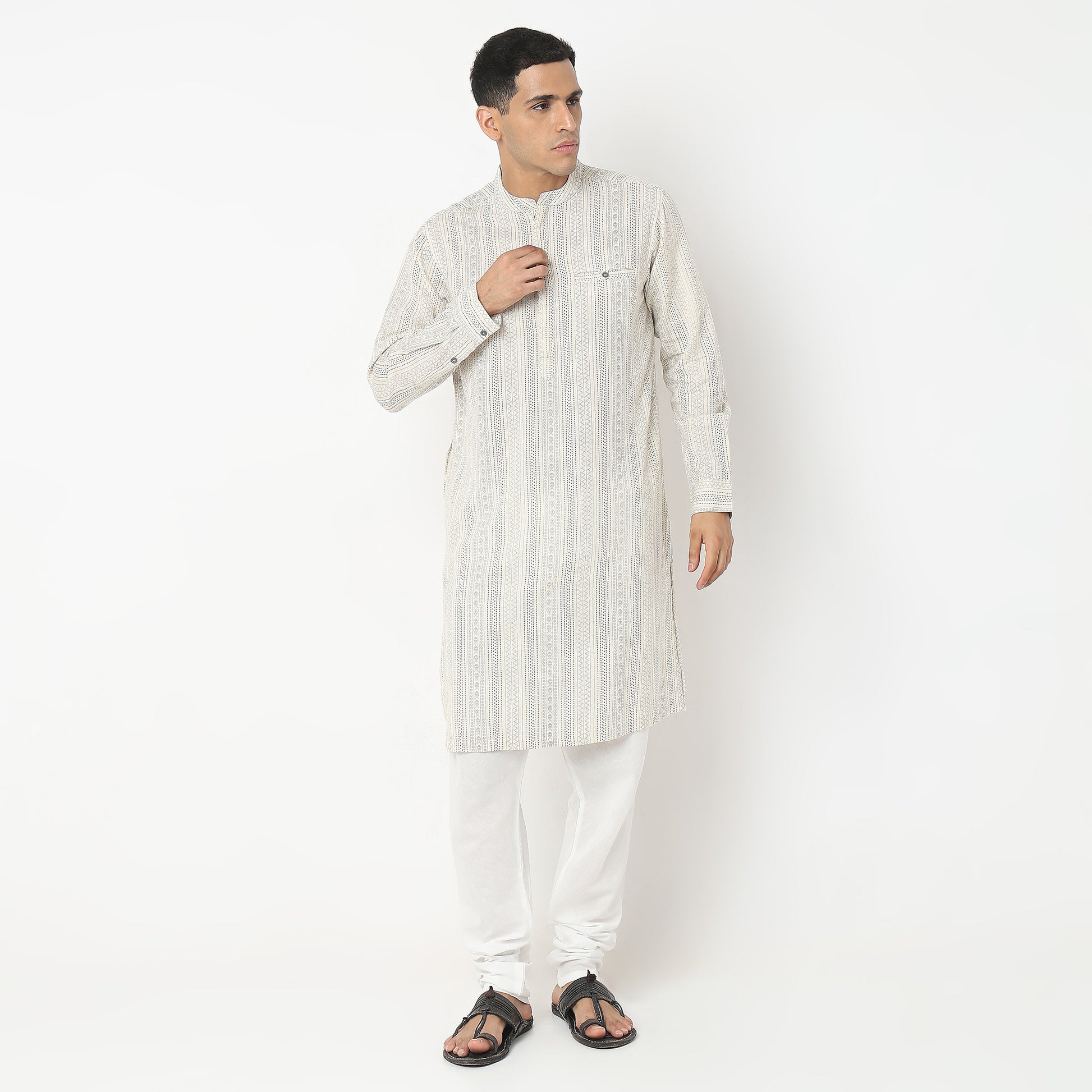 Regular Fit Printed Kurta