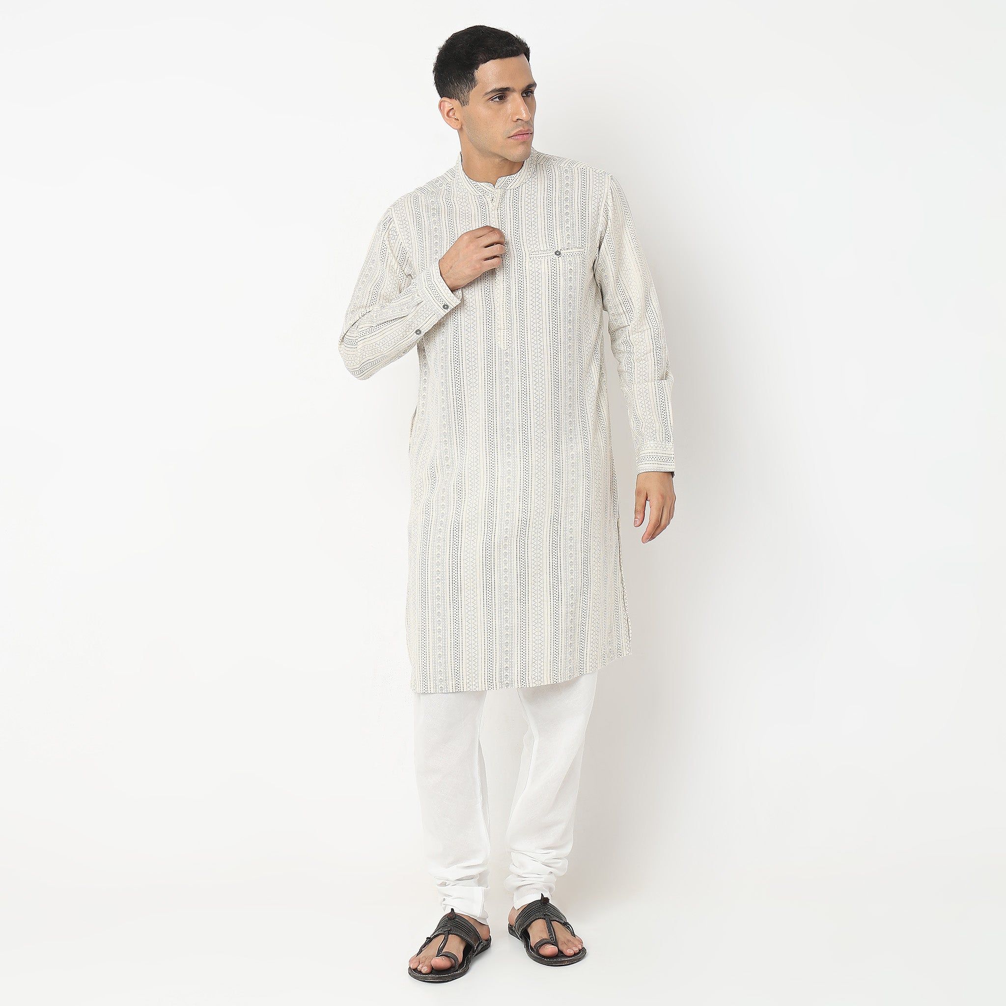 Regular Fit Printed Kurta