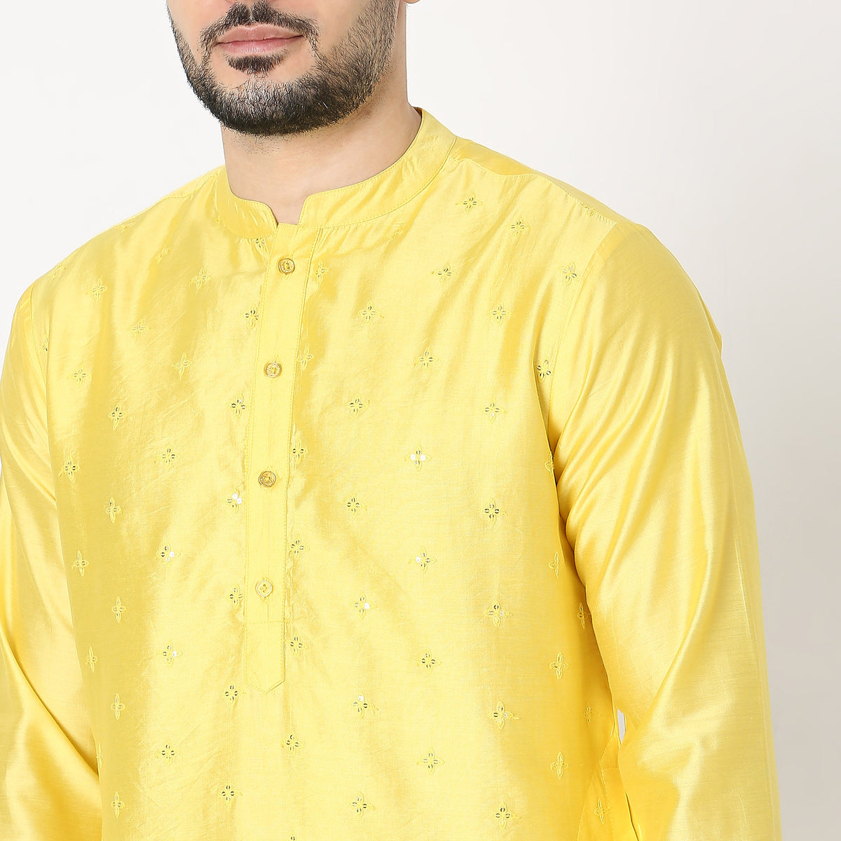 Regular Fit Embellished Kurta