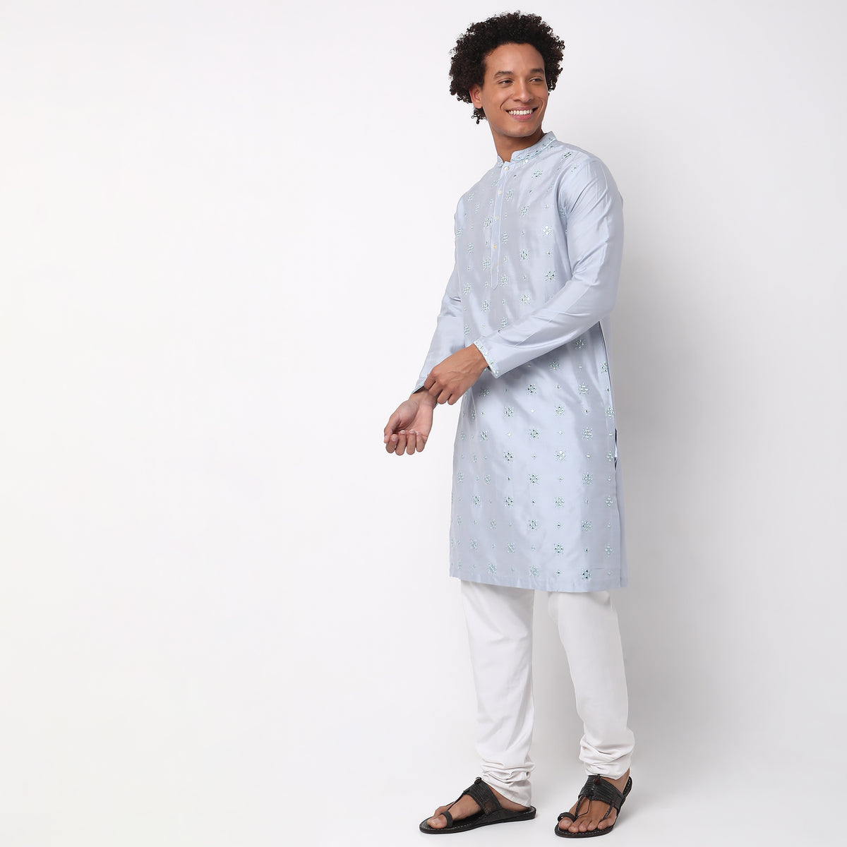 Regular Fit Embellished Kurta