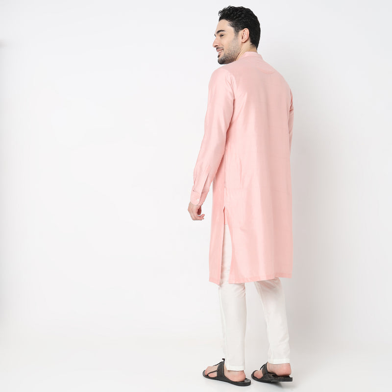 Regular Fit Embellished Kurta