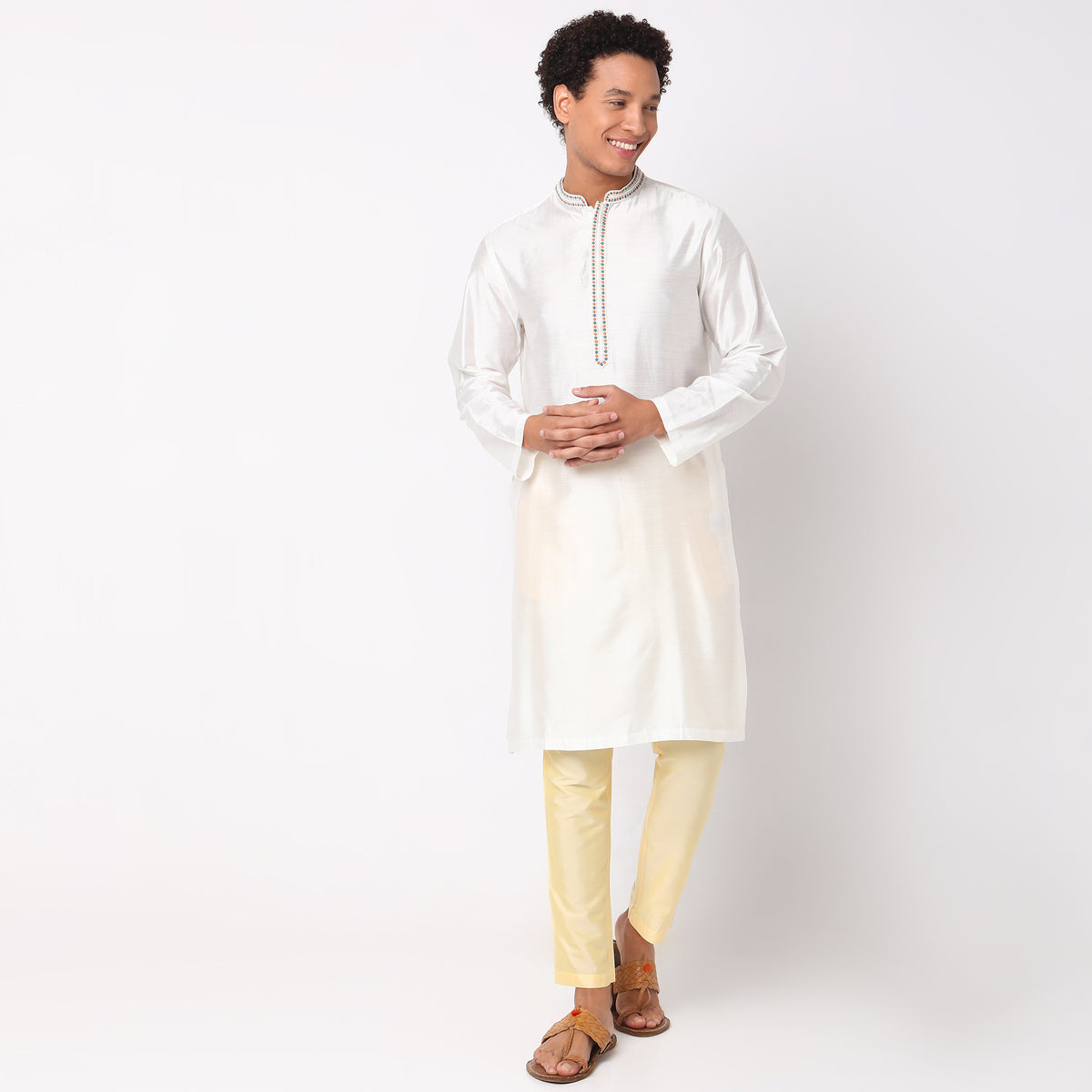 Regular Fit Solid Kurta