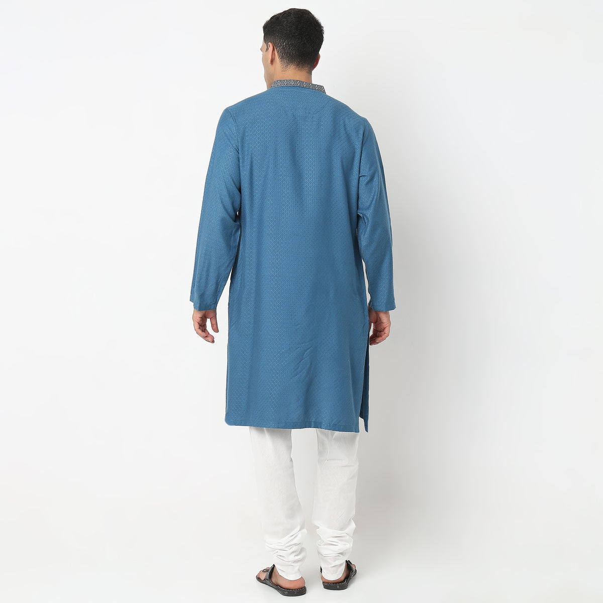 Regular Fit Structured Kurta