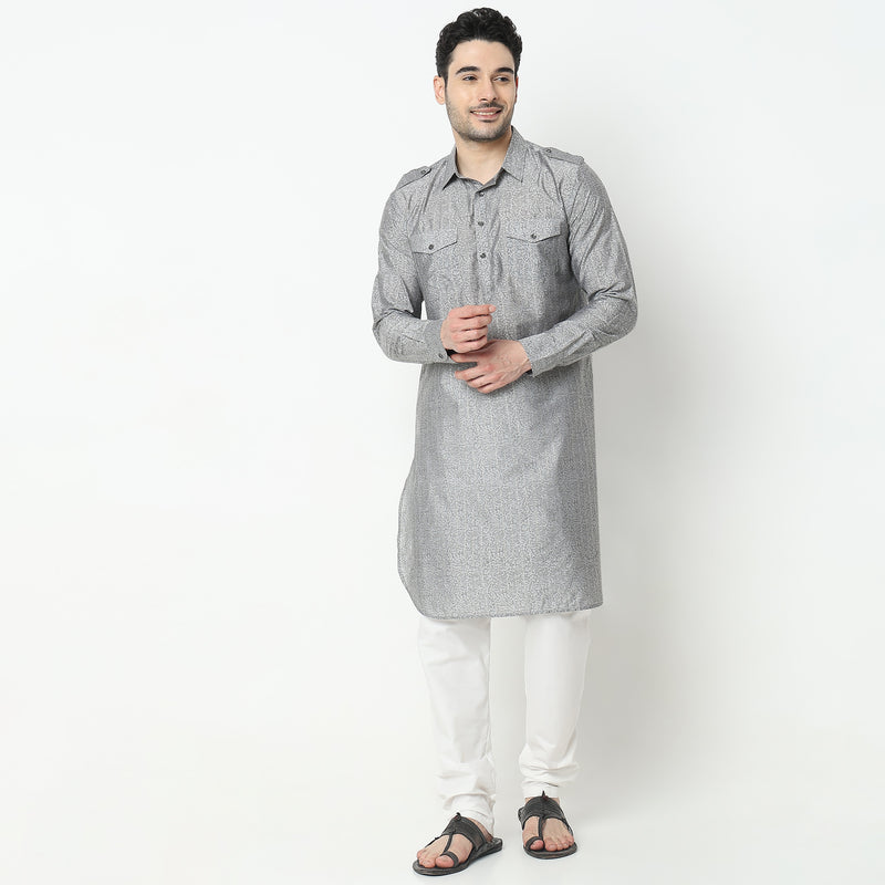 Regular Fit Printed Kurta