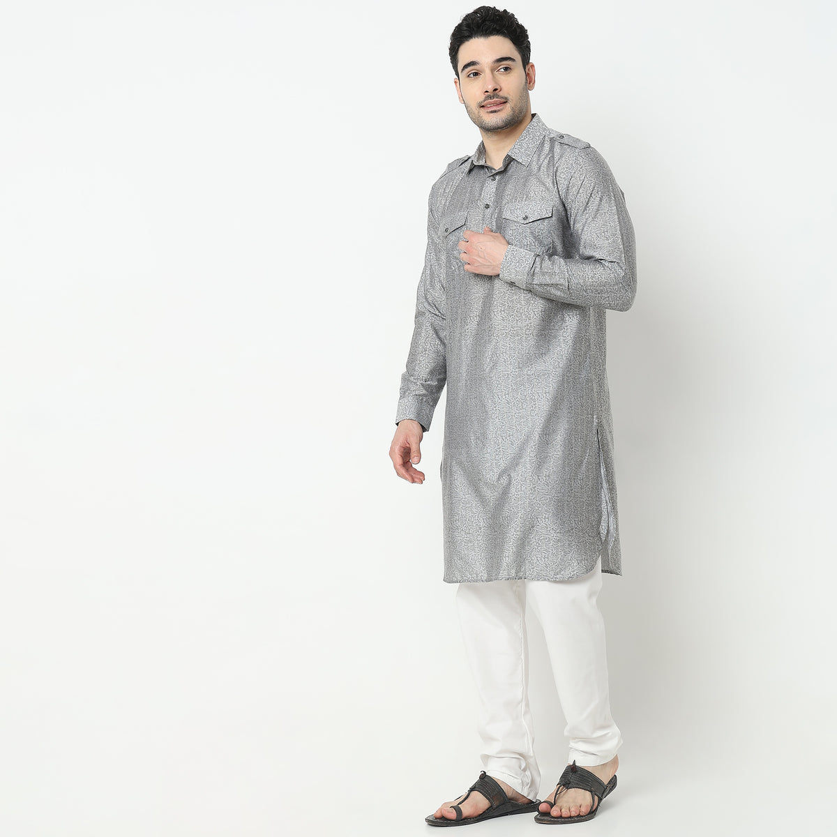 Regular Fit Printed Kurta