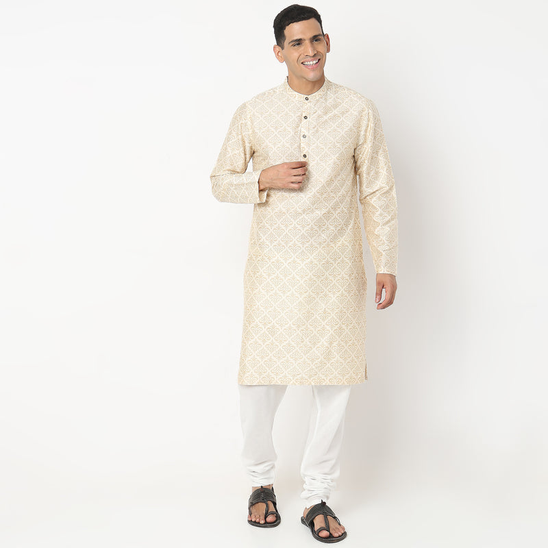 Regular Fit Printed Kurta