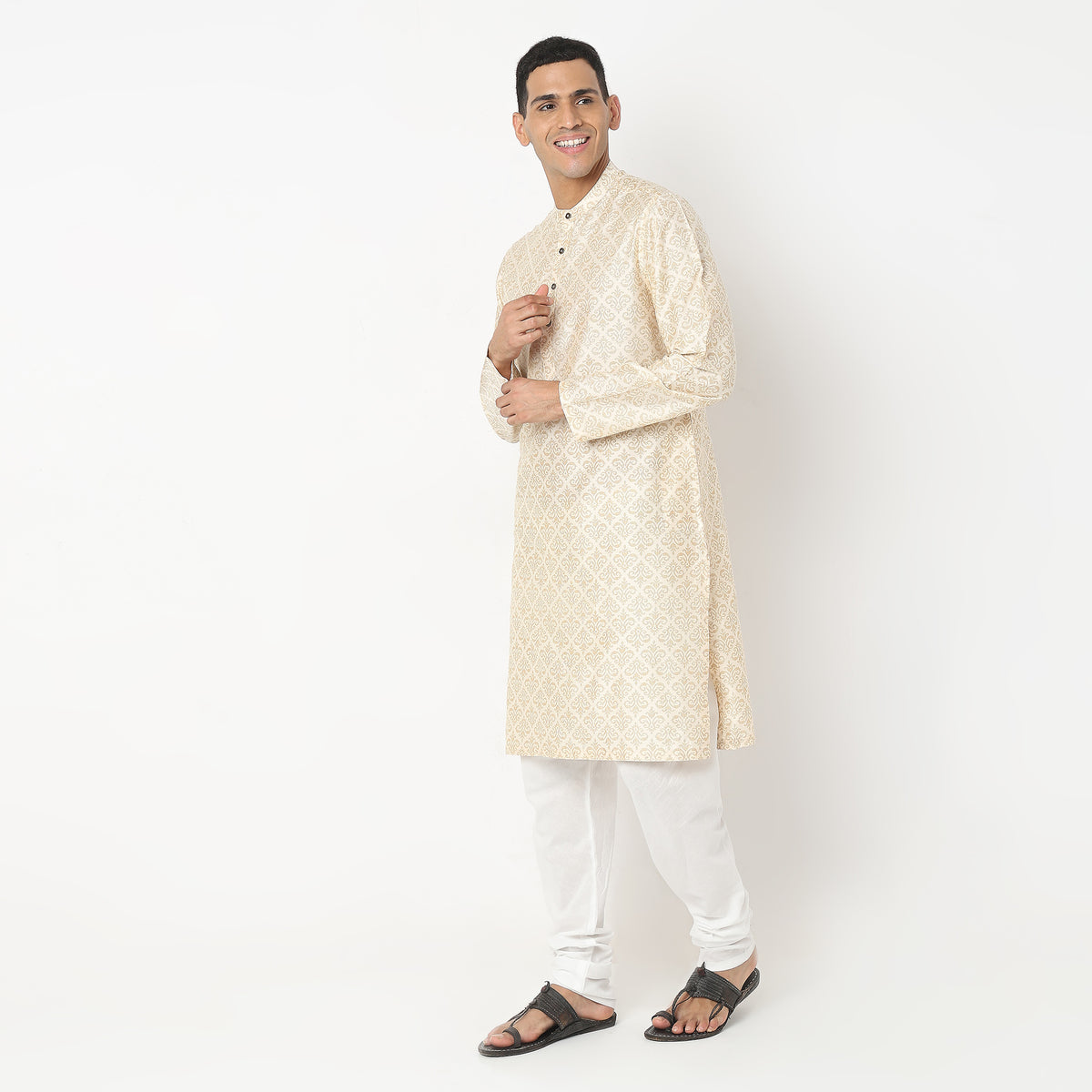 Regular Fit Printed Kurta