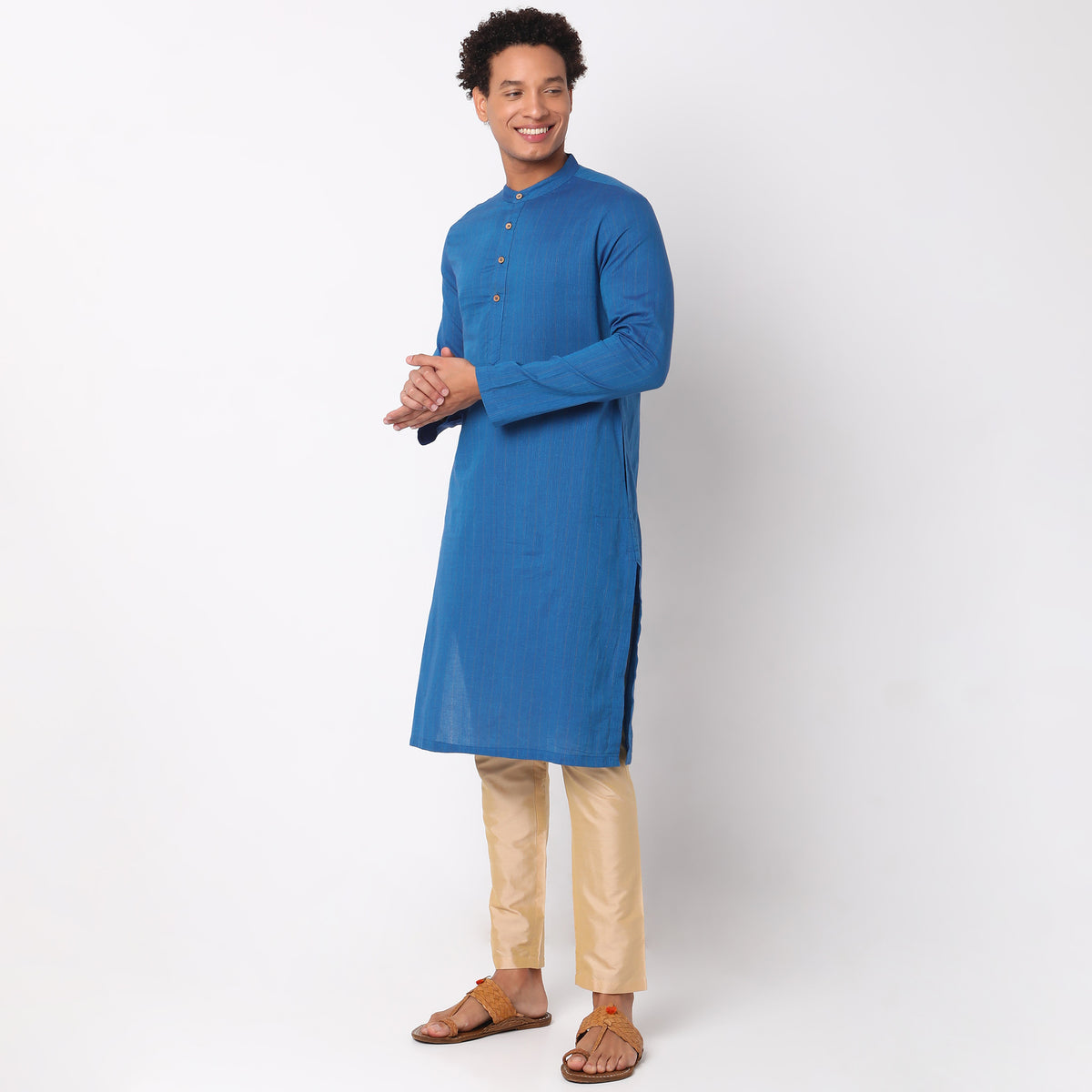 Regular Fit Solid Kurta