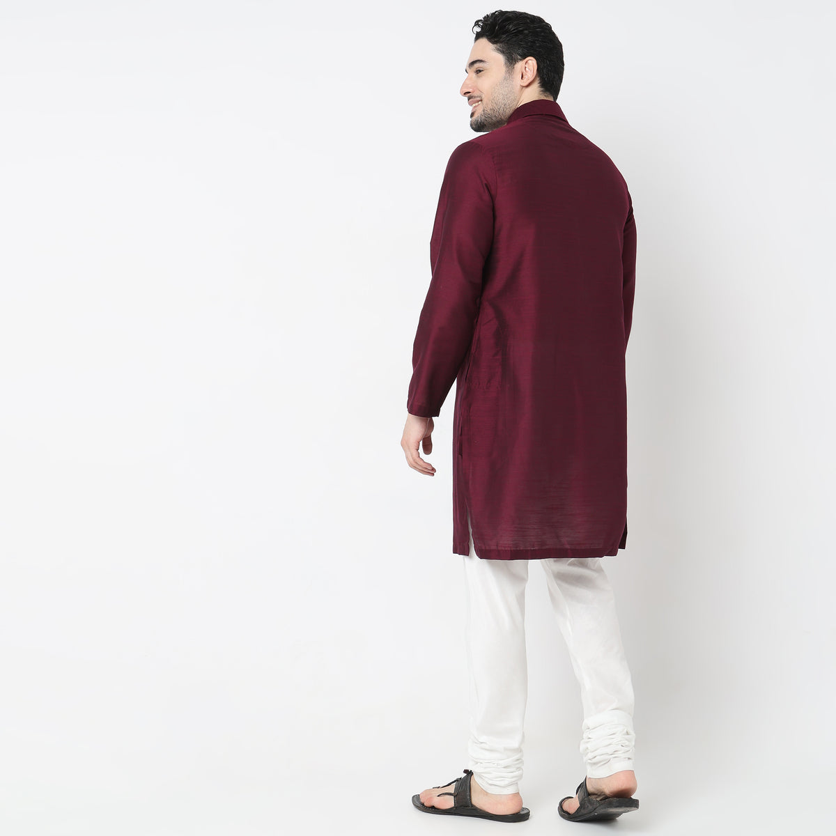 Regular Fit Solid Kurta