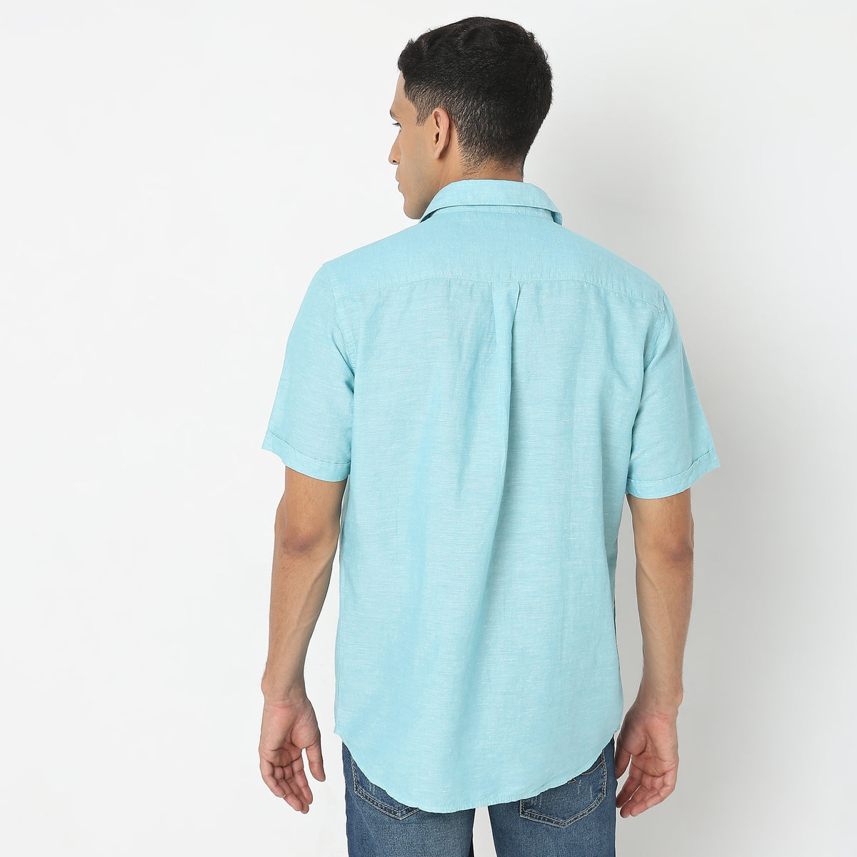 Regular Fit Solid Shirt