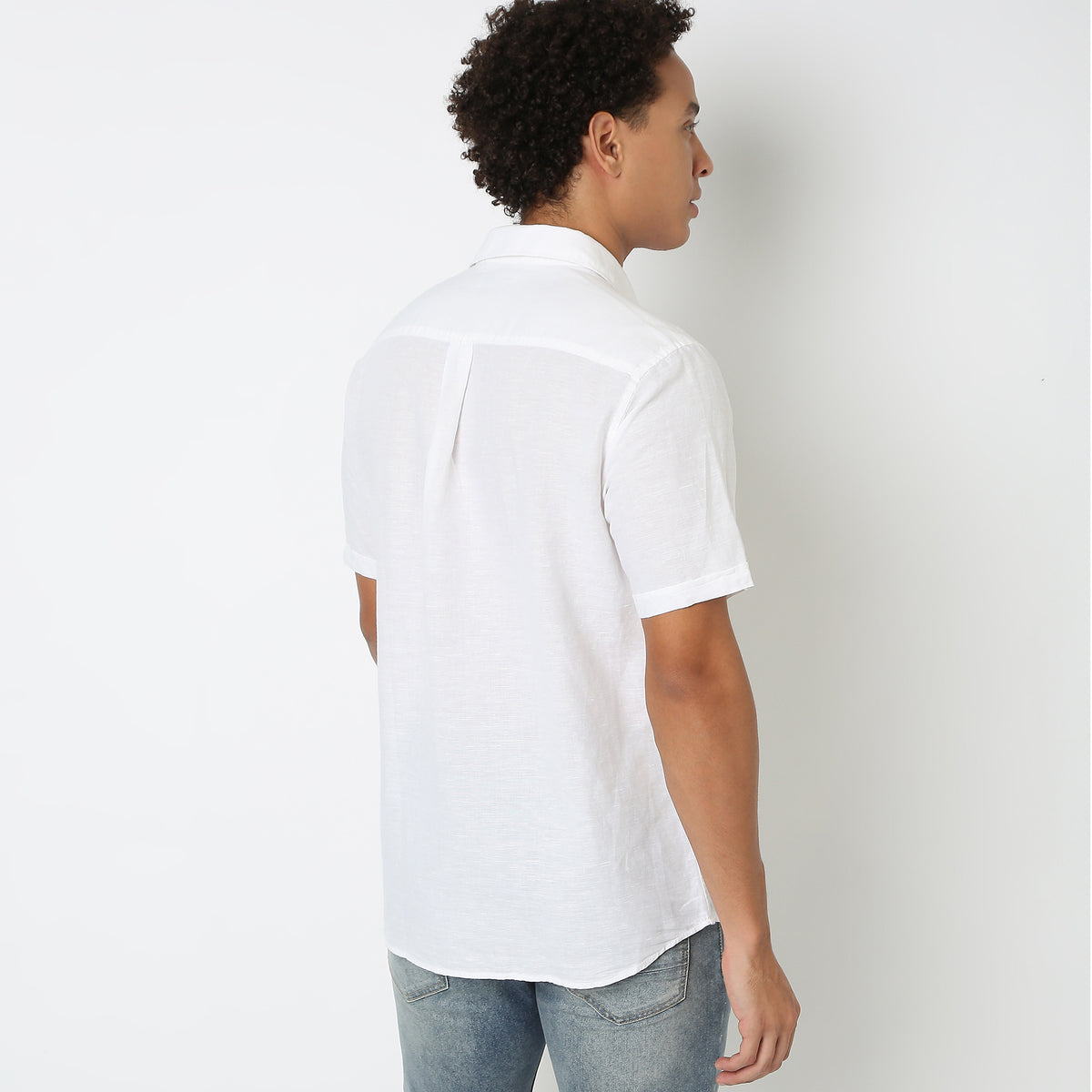 Regular Fit Solid Shirt