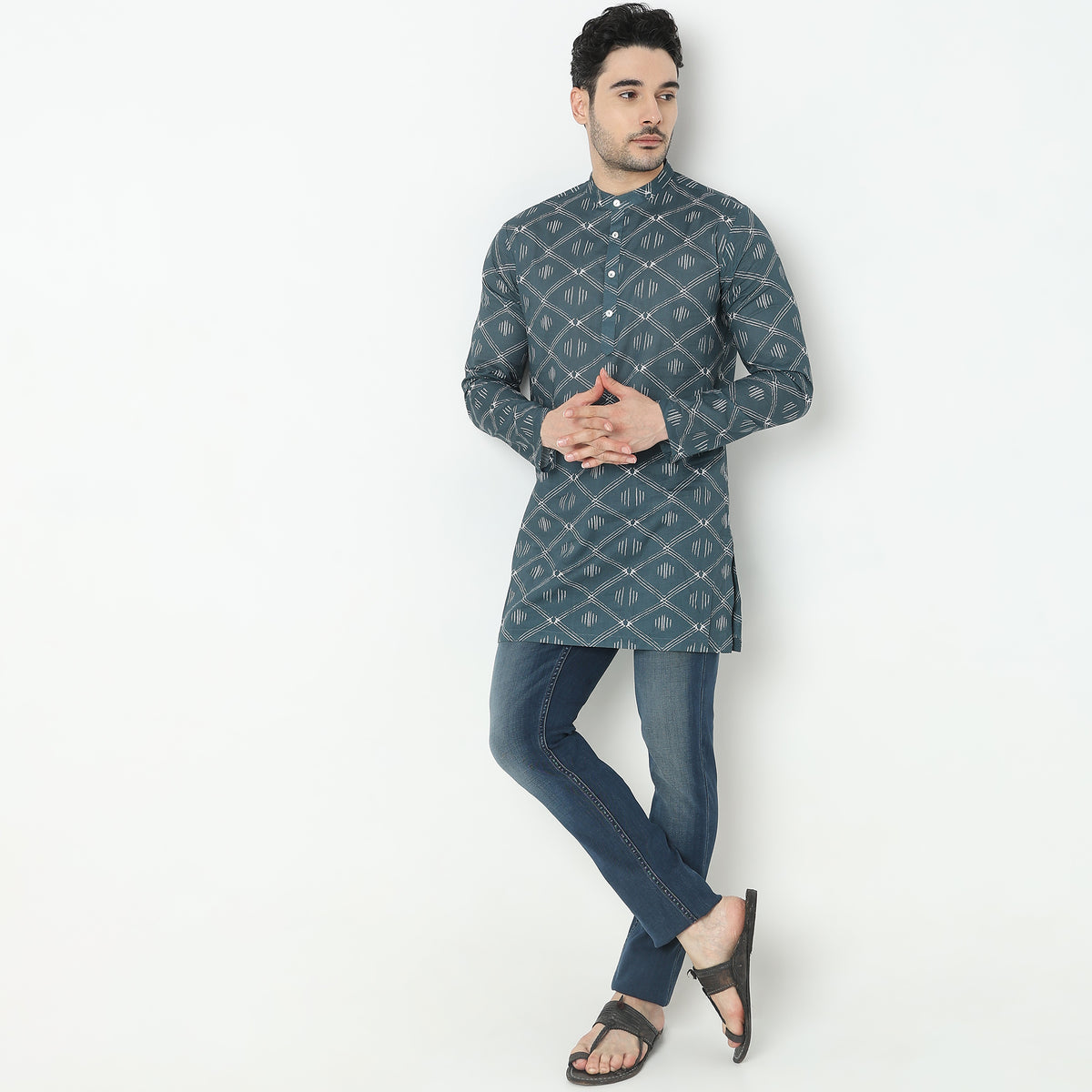 Regular Fit Printed Kurta