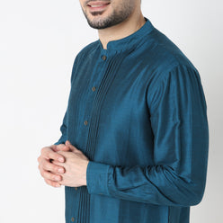 Regular Fit Solid Short Kurta