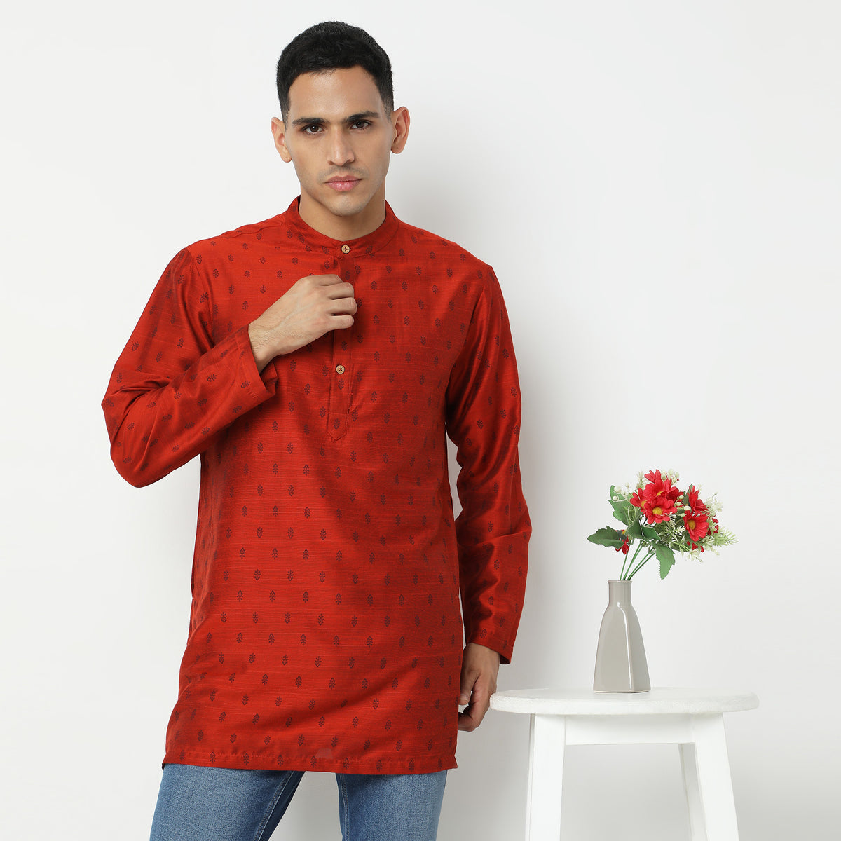 Regular Fit Printed Kurta