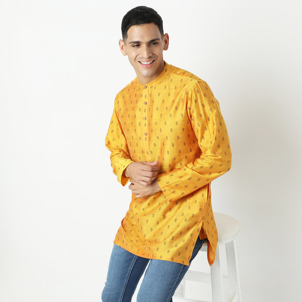 Regular Fit Printed Kurta