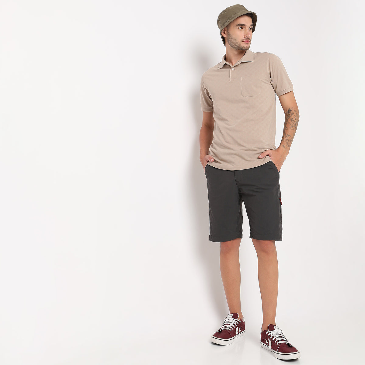 Regular Fit Structured Polo T-Shirt