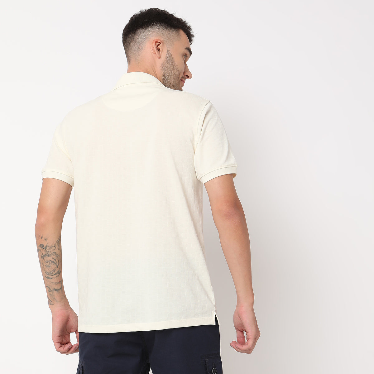 Regular Fit Structured Polo T-Shirt