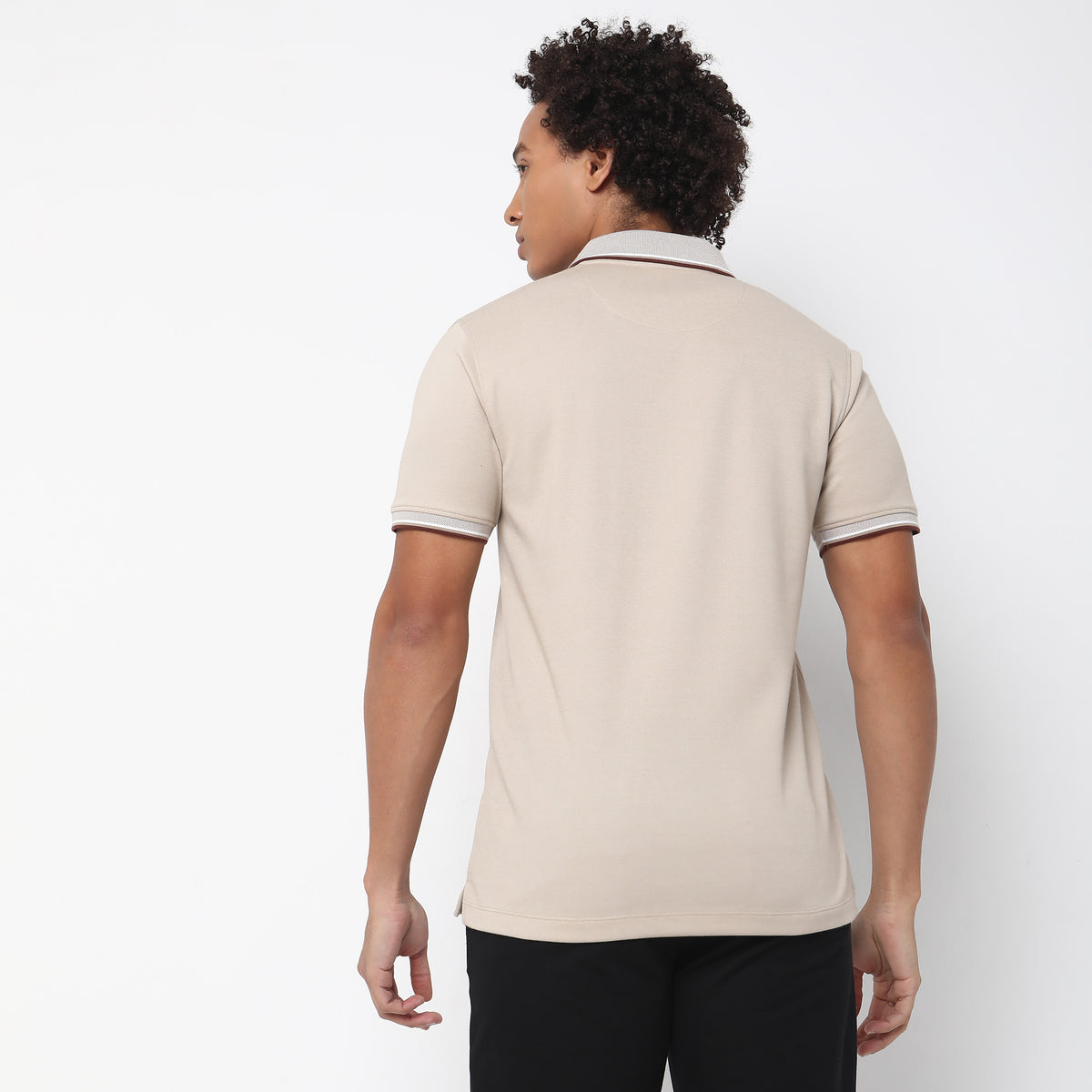 Regular Fit Structured Polo T-Shirt