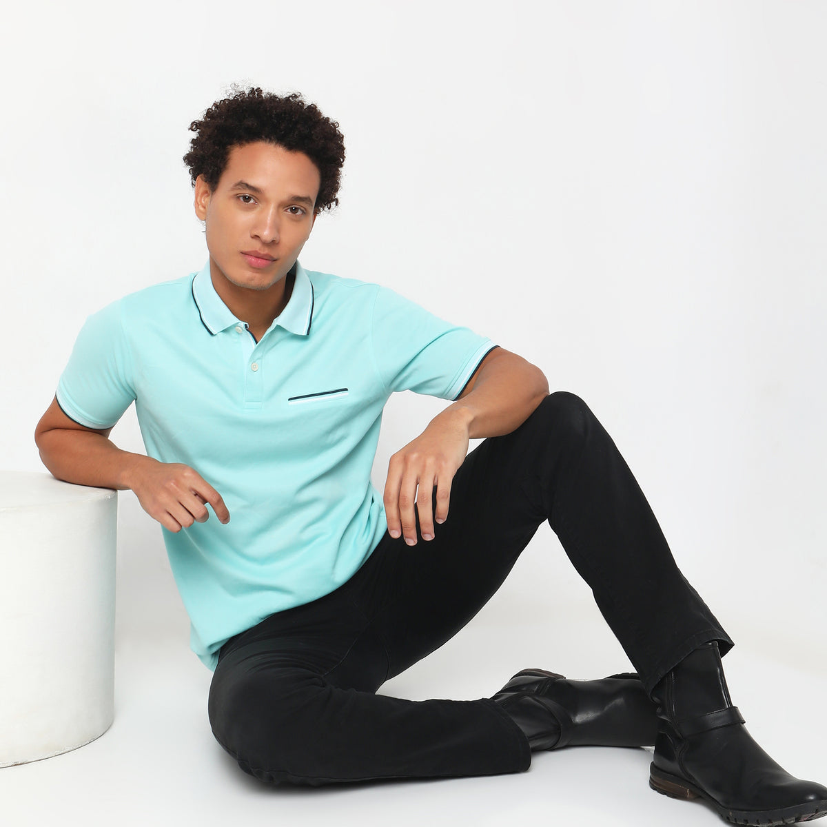 Regular Fit Structured Polo T-Shirt