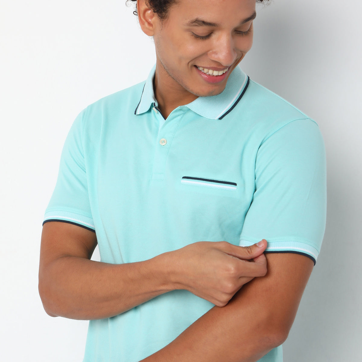 Regular Fit Structured Polo T-Shirt