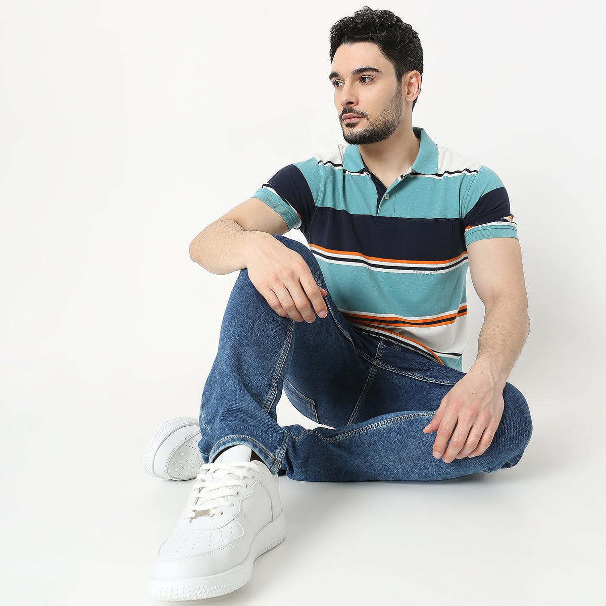 Regular Fit Striped T-Shirt