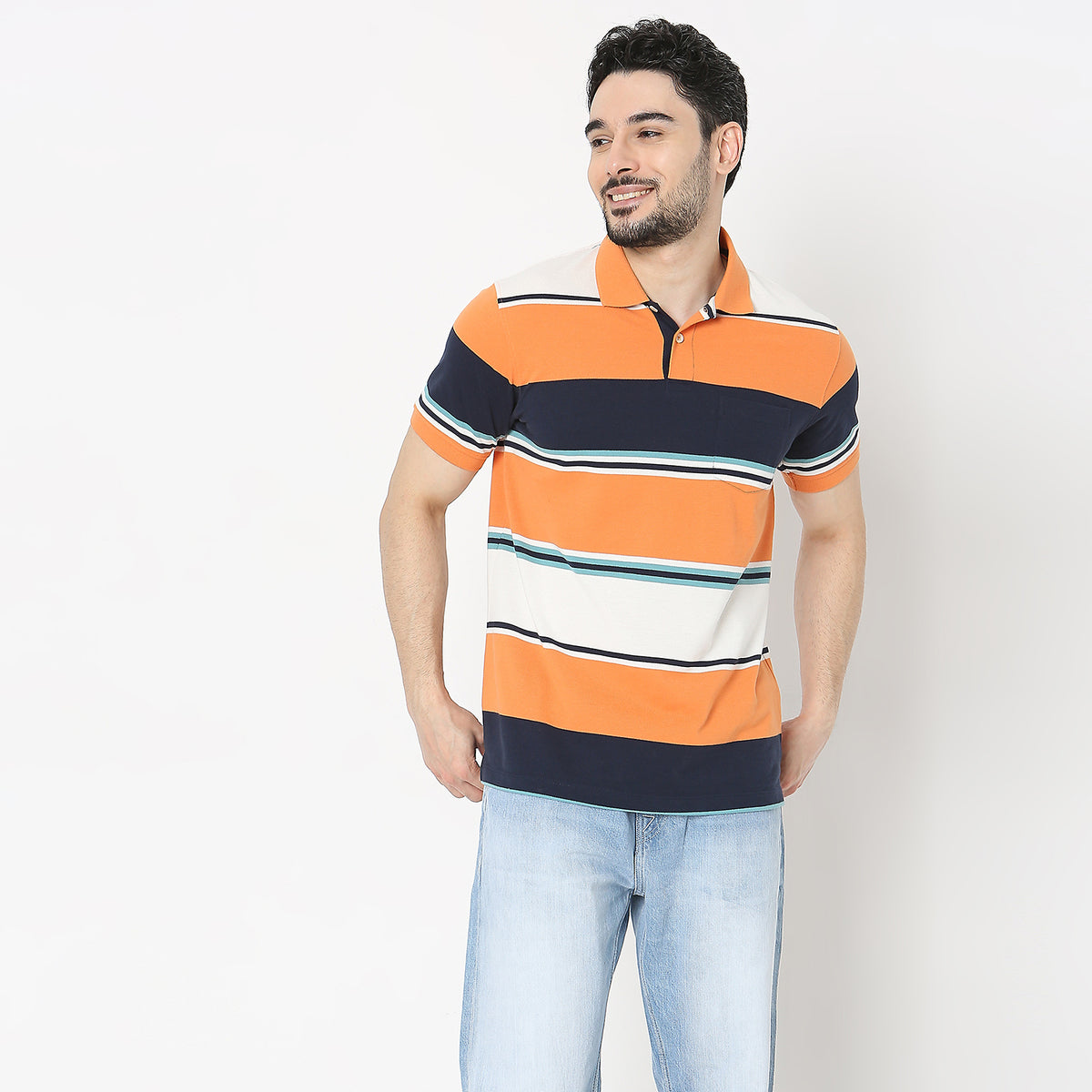 Regular Fit Striped T-Shirt