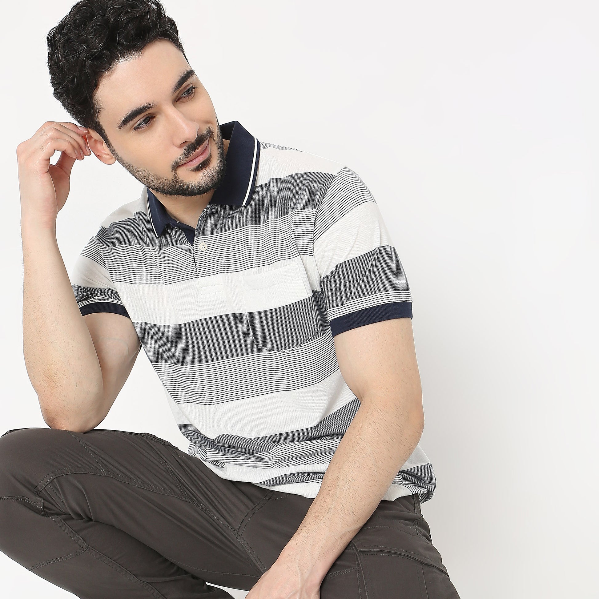 Regular Fit Striped T-Shirt