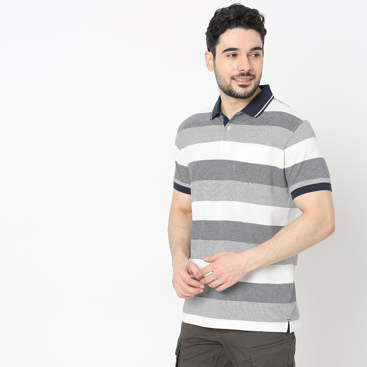 Regular Fit Striped T-Shirt