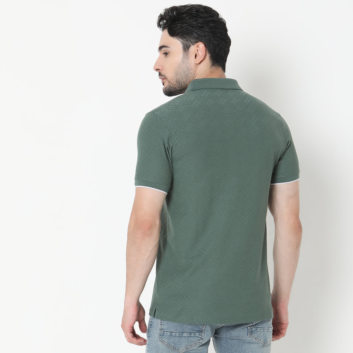 Regular Fit Structured Polo T-Shirt