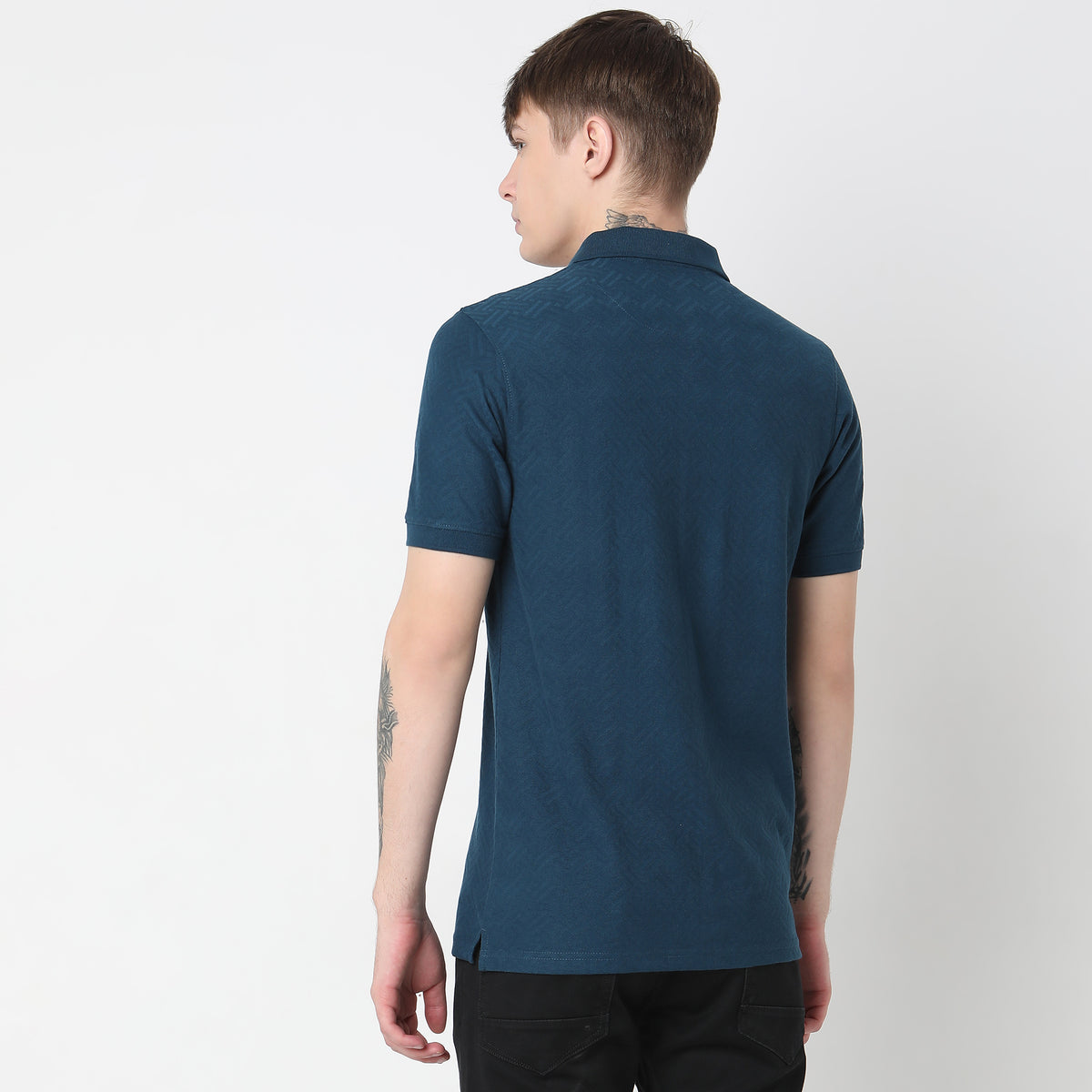 Regular Fit Structured Polo T-Shirt