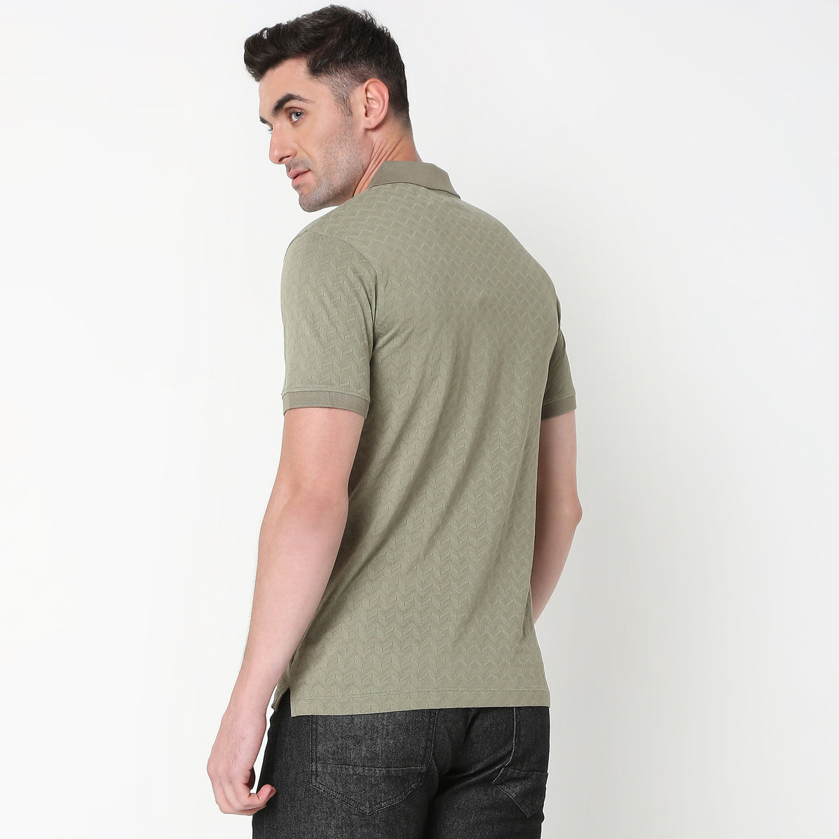 Regular Fit Structured Polo T-Shirt