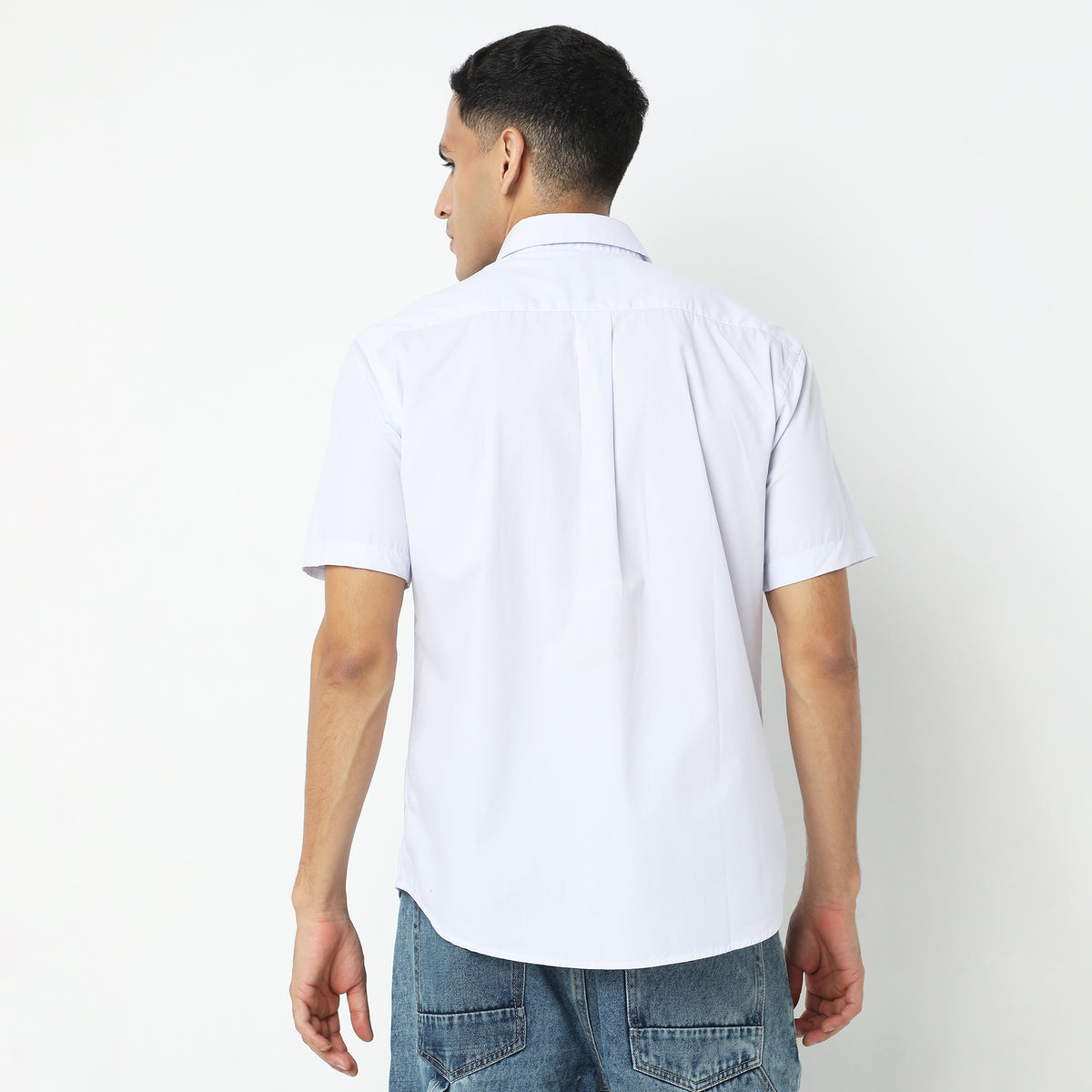 Regular Fit Solid Shirt