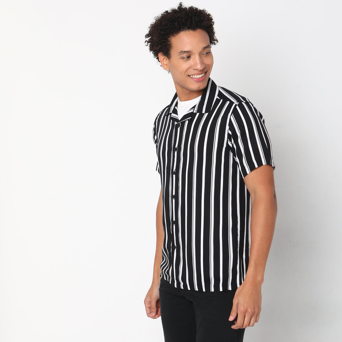 Regular Fit Striped Shirt