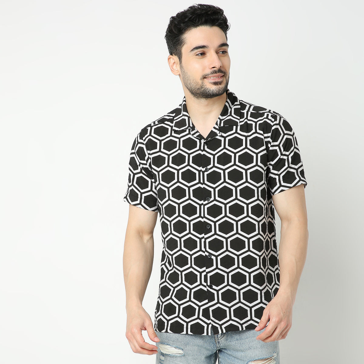 Regular Fit Printed Shirt