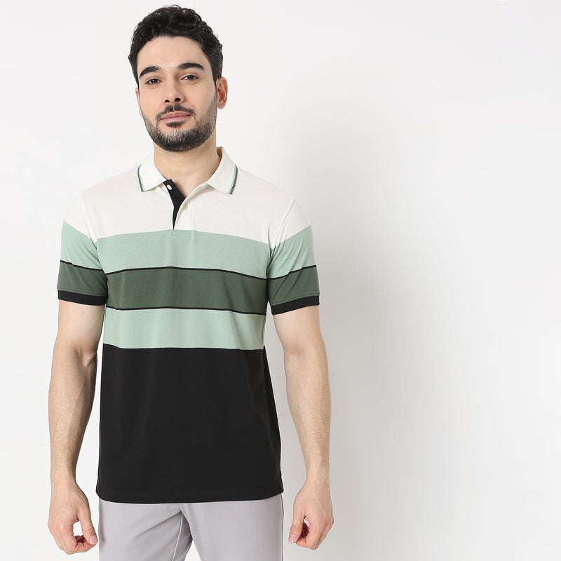 Regular Fit Striped T-Shirt