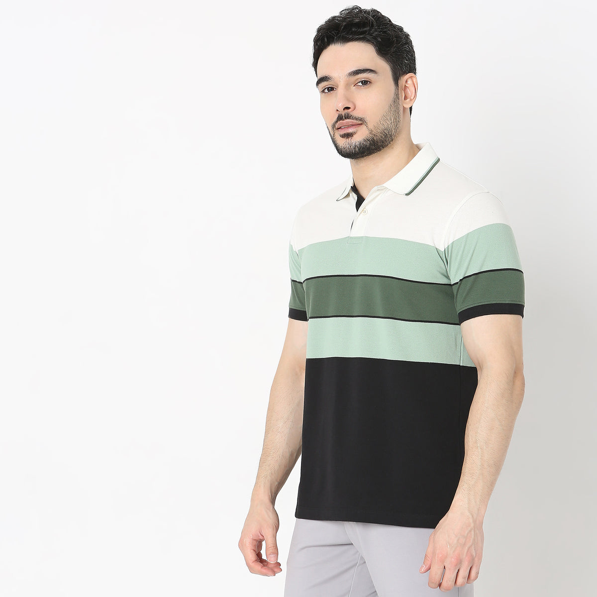Regular Fit Striped T-Shirt