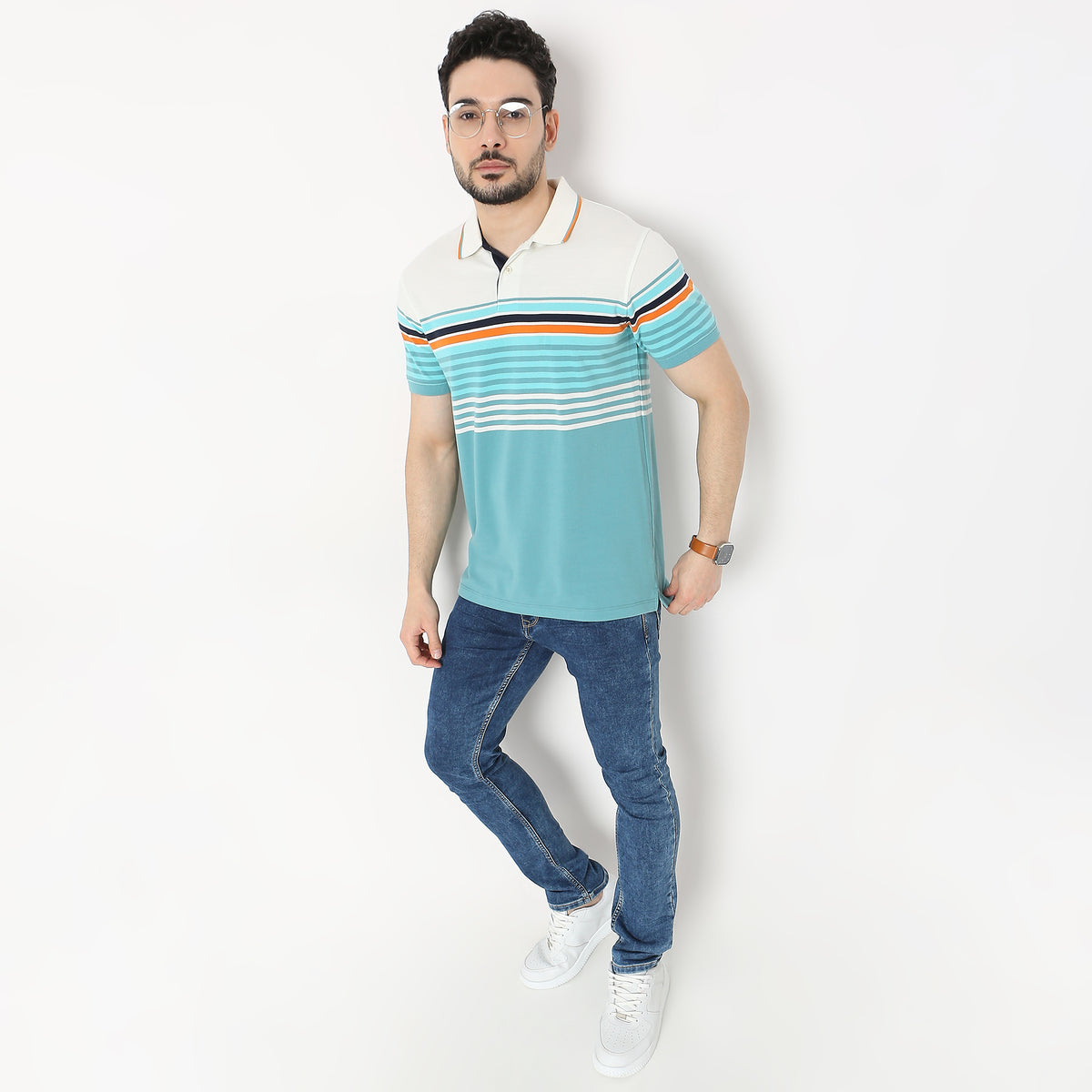 Regular Fit Striped T-Shirt