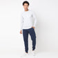 Regular Fit Solid Mid Rise Joggers